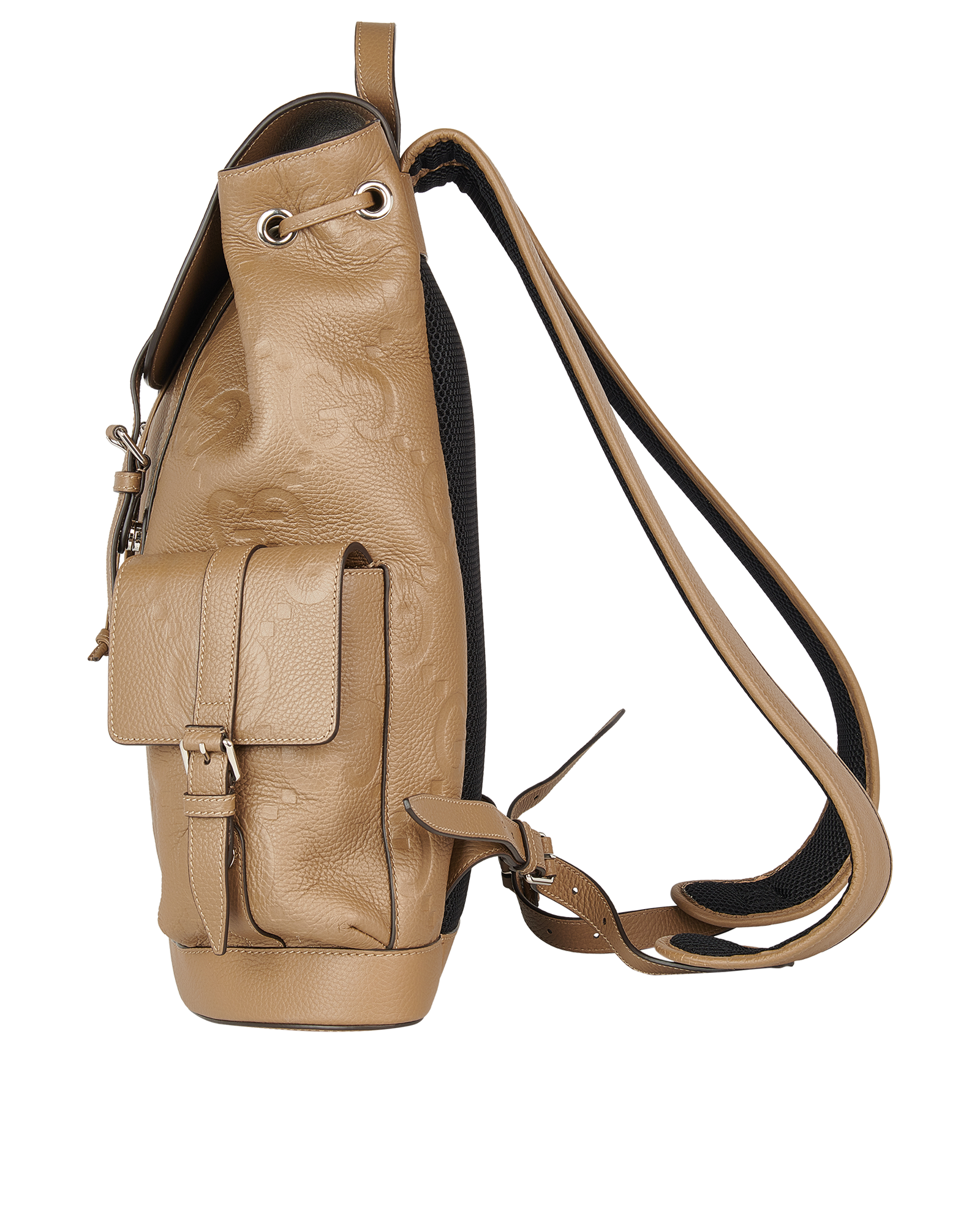 Jumbo GG Backpack, &pound;1,250, Handbags, Beige, Leather, Bottom view